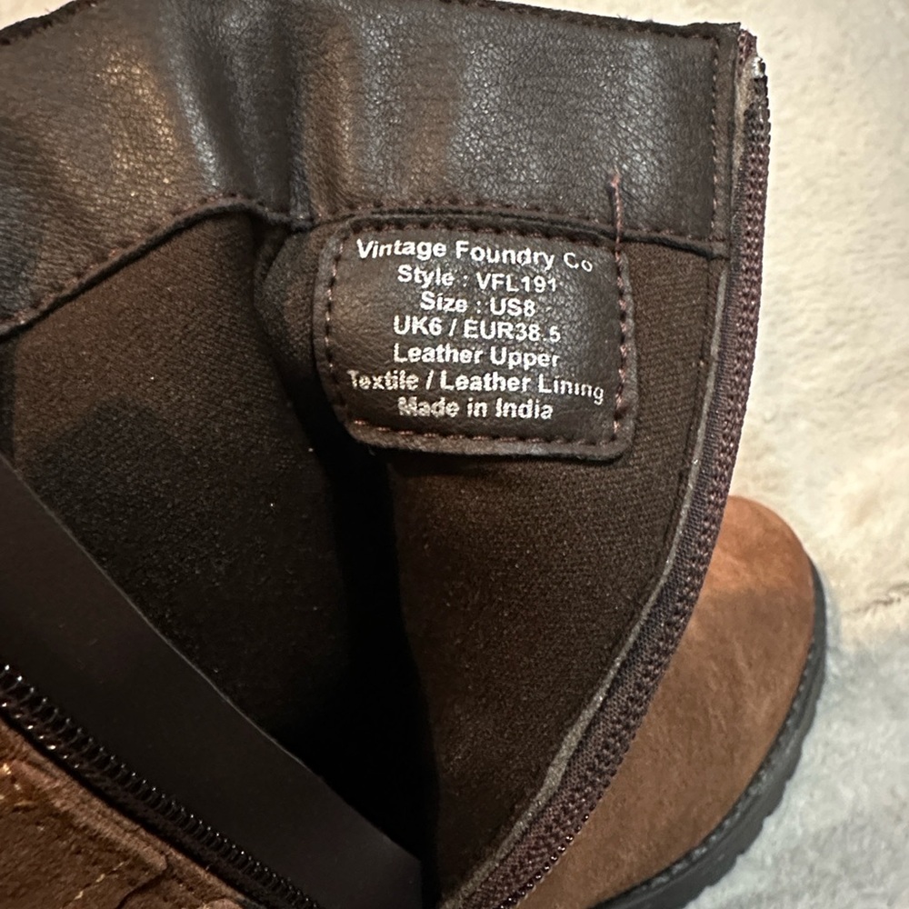 Vintage Foundry Co Leather Boots (no shoe box). - Picture 2 of 7